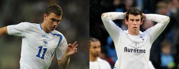 Bale y Dzeko se perderán la Eurocopa. Foto: lainformacion.com