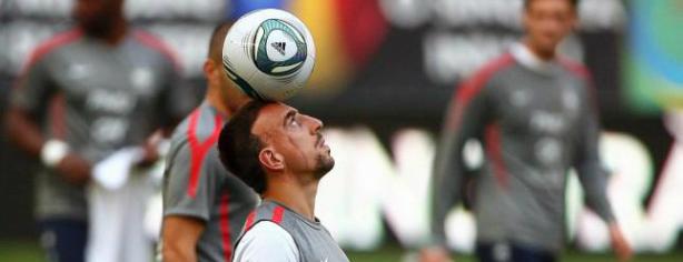 Ribéry con Francia. Foto: lainformacion.com