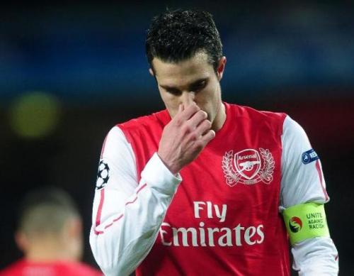 Van Persie con el Arsenal. Foto:lainformacion.com